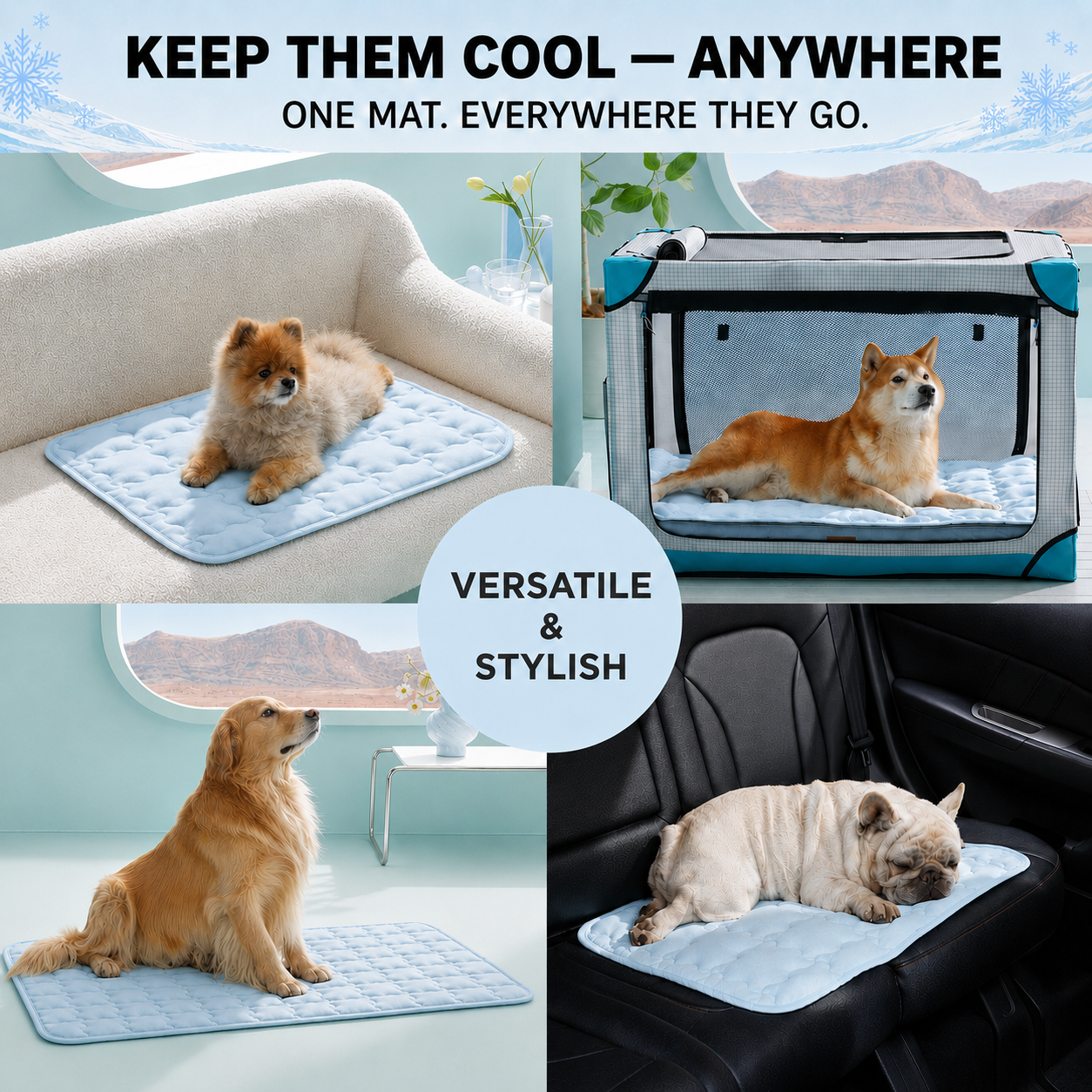 FrostMat™ Self-Cooling Dog Mat